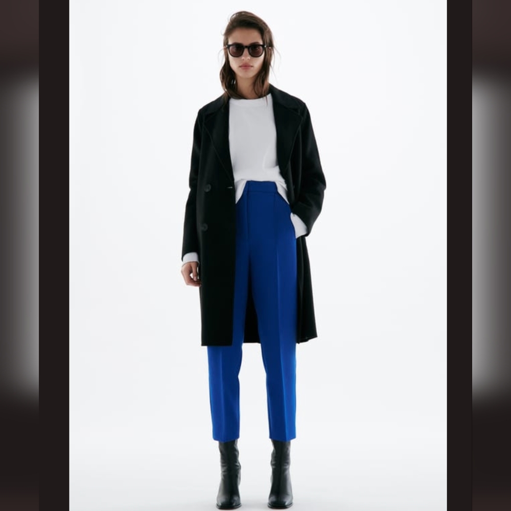 NWT! Zara high waisted crop pants